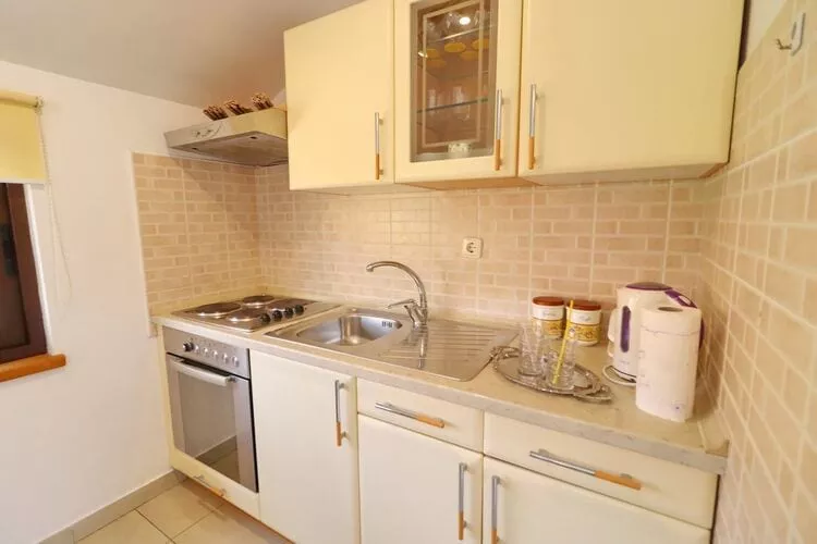 Apartment Josipa  Vela Luka- Studio Apartment with Balcony and Sea View-Kitchen