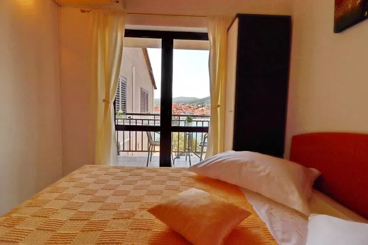 Apartment Josipa  Vela Luka- Studio Apartment with Balcony and Sea View-Bedroom