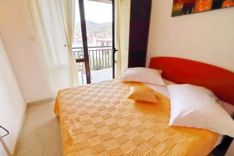 Apartment Josipa  Vela Luka- Studio Apartment with Balcony and Sea View-Bedroom