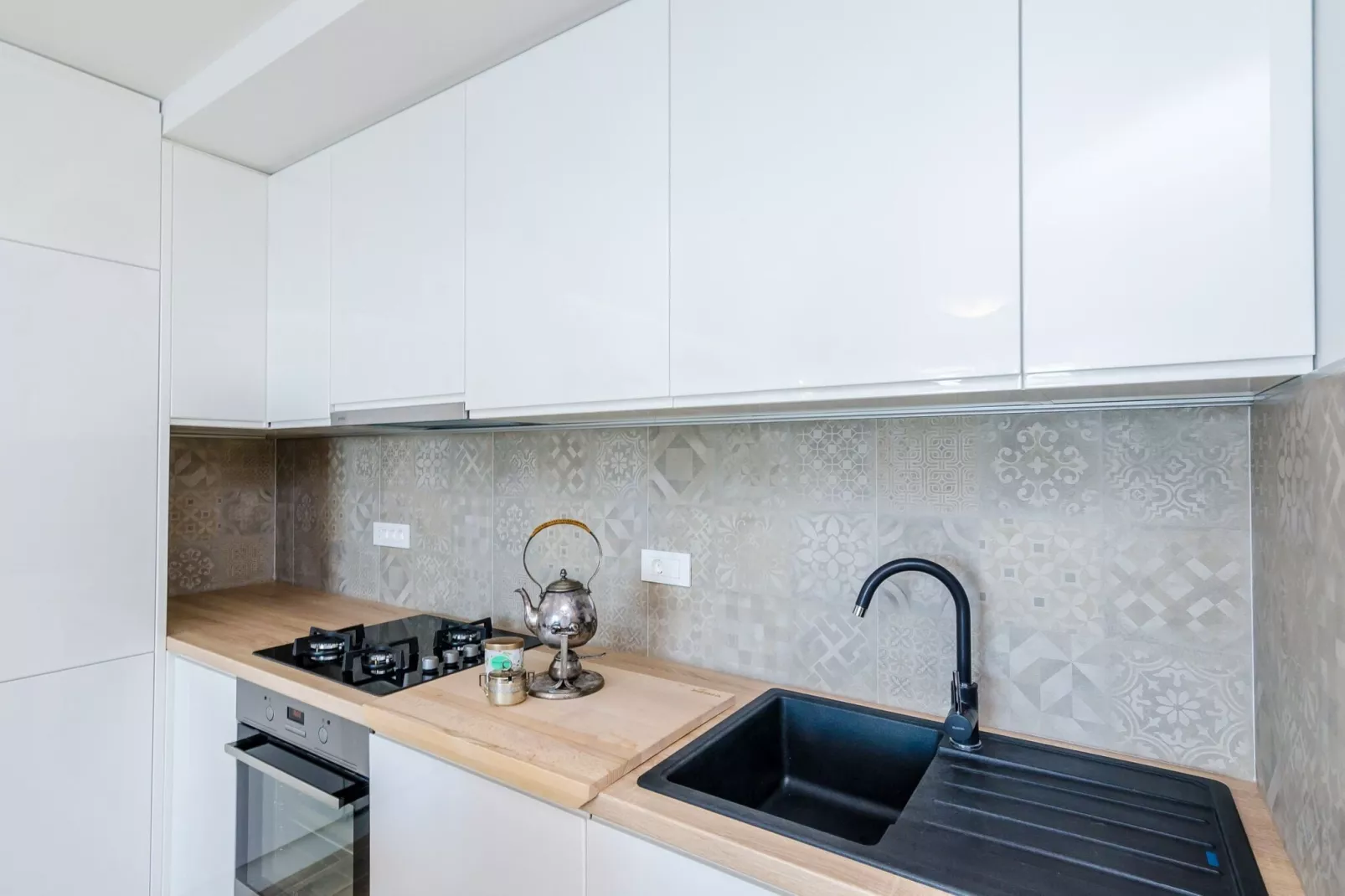 Apartments Lazarin - Two Bedroom Apartment with Balcony and Sea View (1 Veliki)-Kitchen