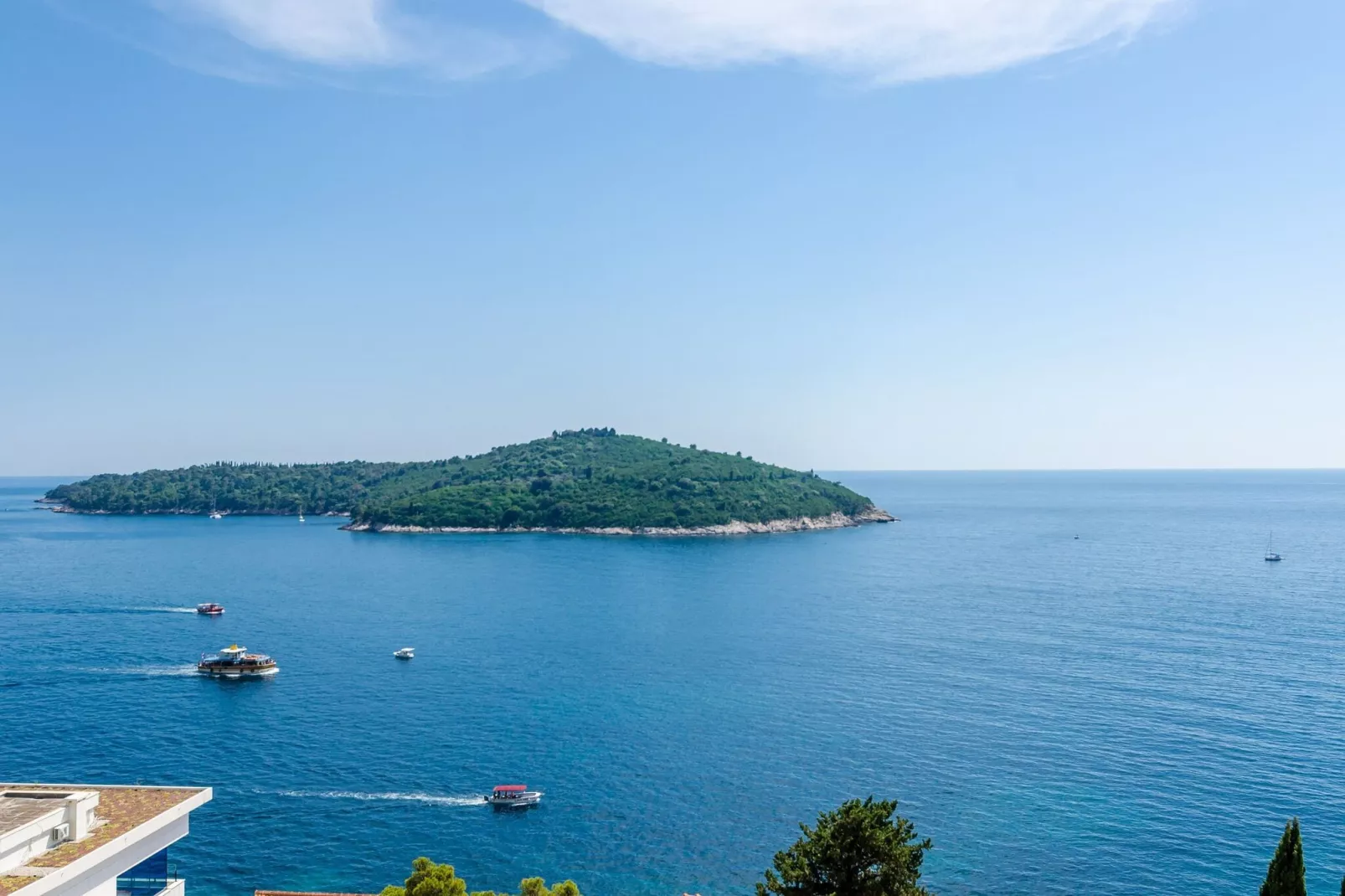 Apartments Lazarin - Two Bedroom Apartment with Balcony and Sea View (1 Veliki)-View