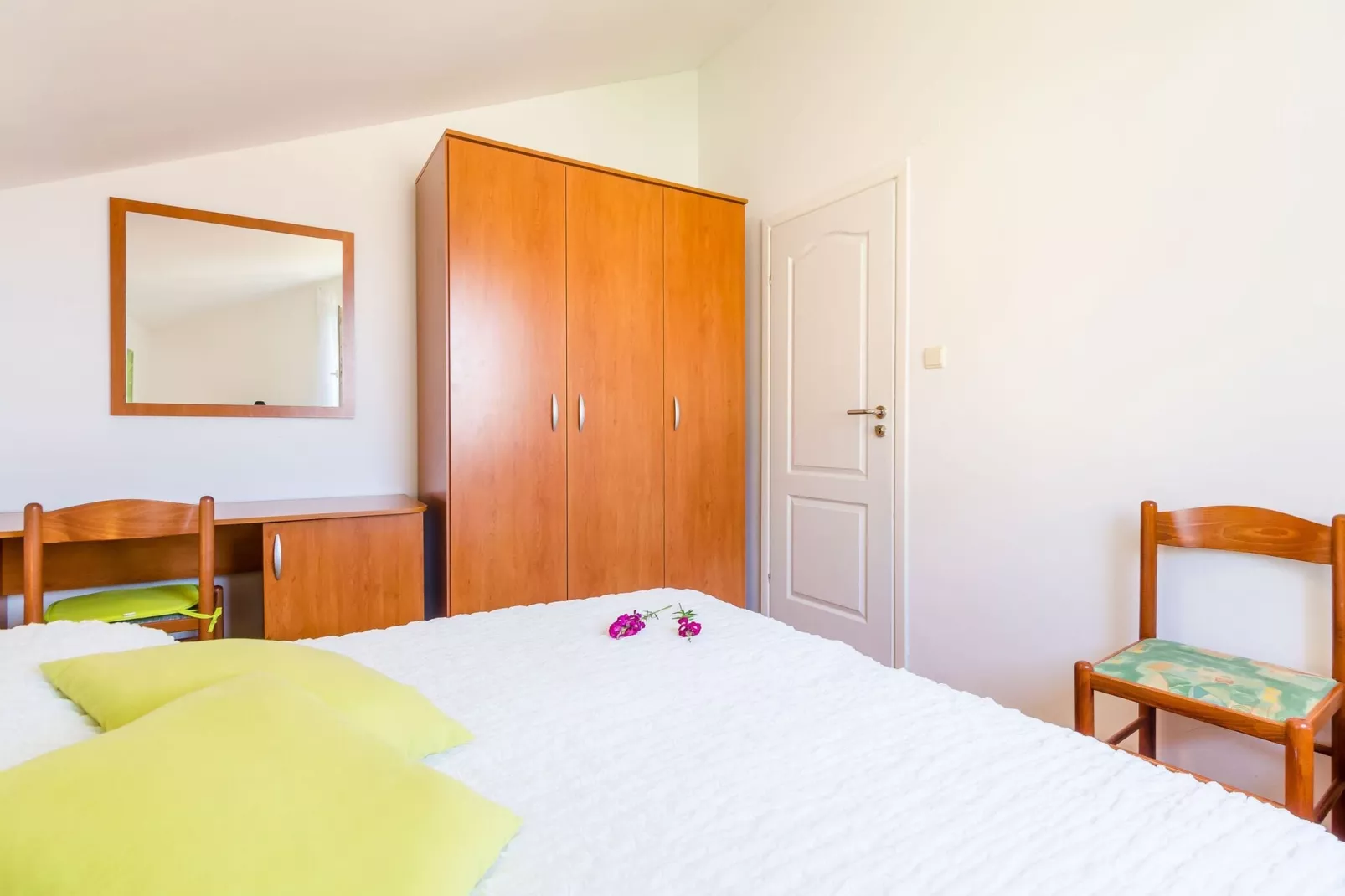 Villa Panorama Dubrovnik (A3) - Comfort One Bedroom Apartment with Balcony and sea View-Bedroom