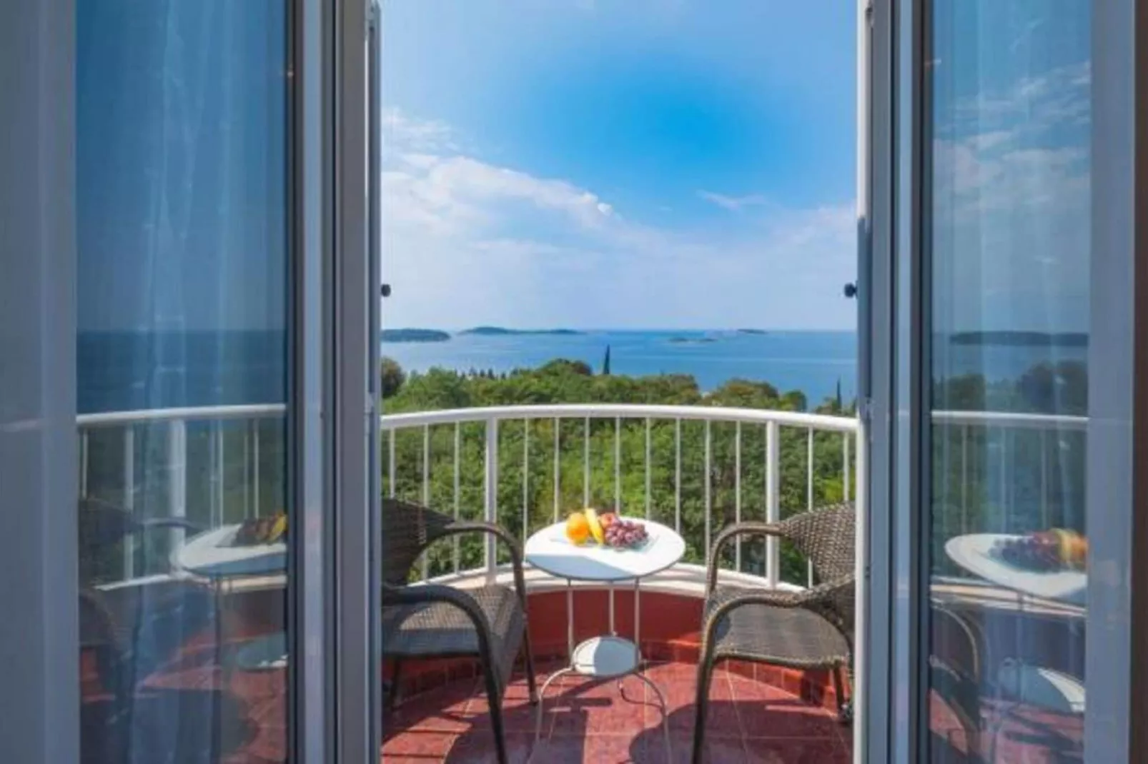 Villa Panorama Dubrovnik (A3) - Comfort One Bedroom Apartment with Balcony and sea View-View