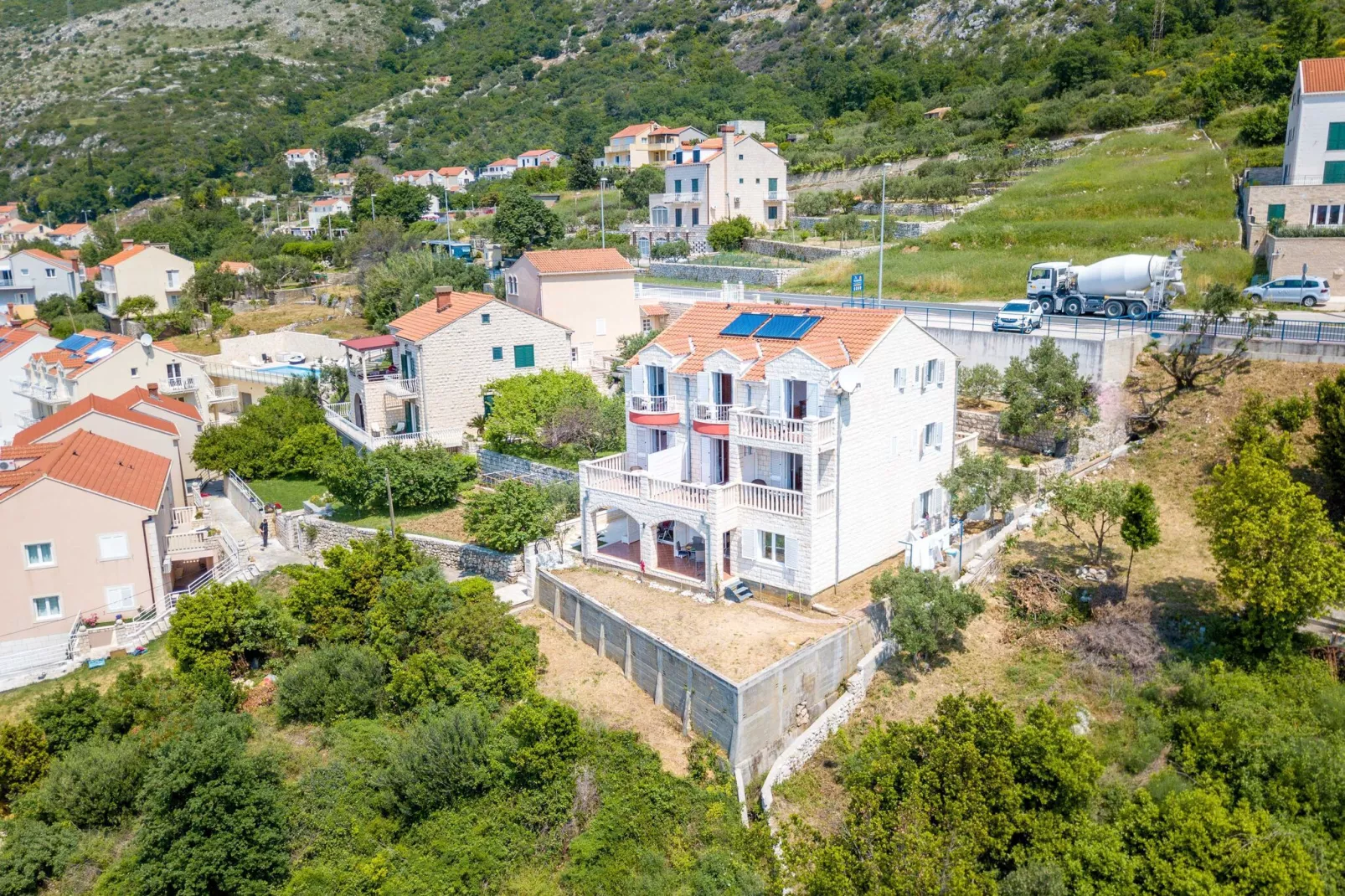 Villa Panorama Dubrovnik (S1) - Deluxe Double Room with Terrace and Sea View-View