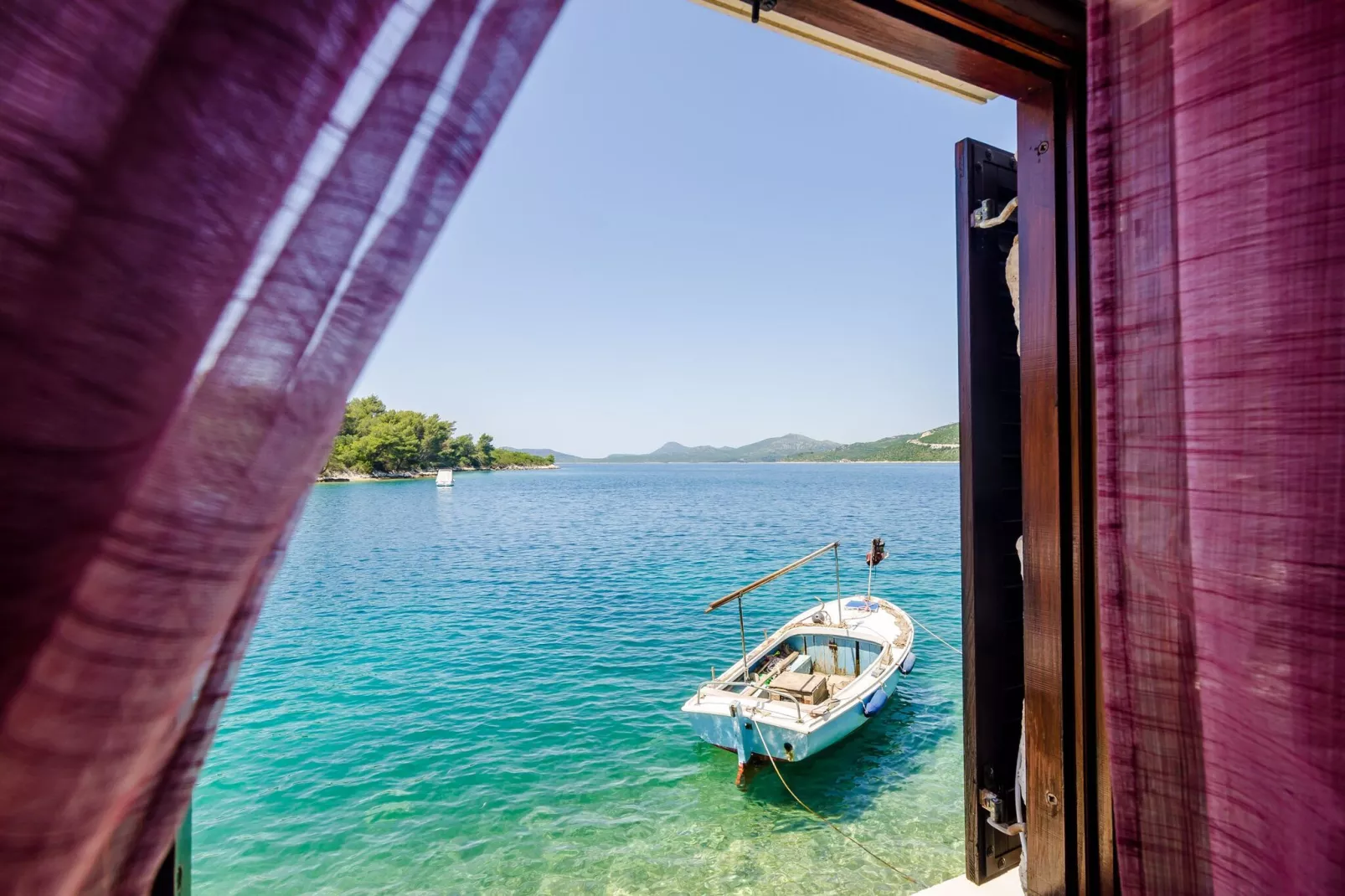Apartments Melany - One Bedroom Apartment with Shared Terrace and Sea View-View