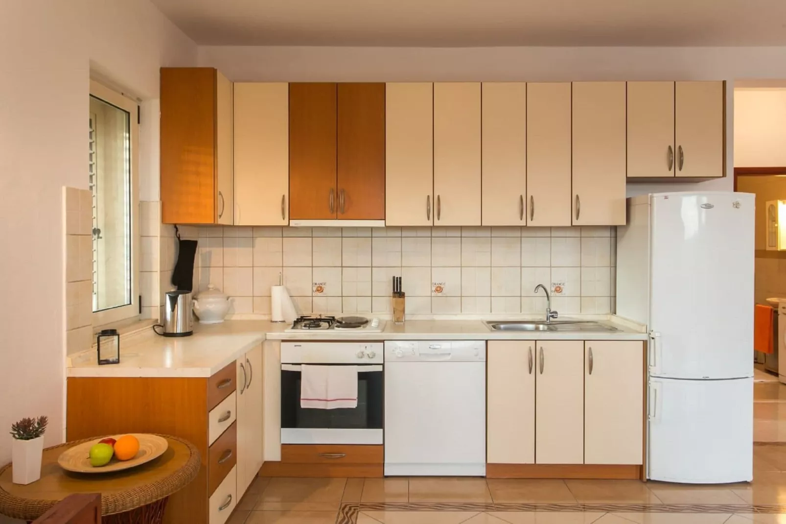 Bodul Vacation Apartment - Two Bedroom Apartment with Terrace and Sea View-Küche