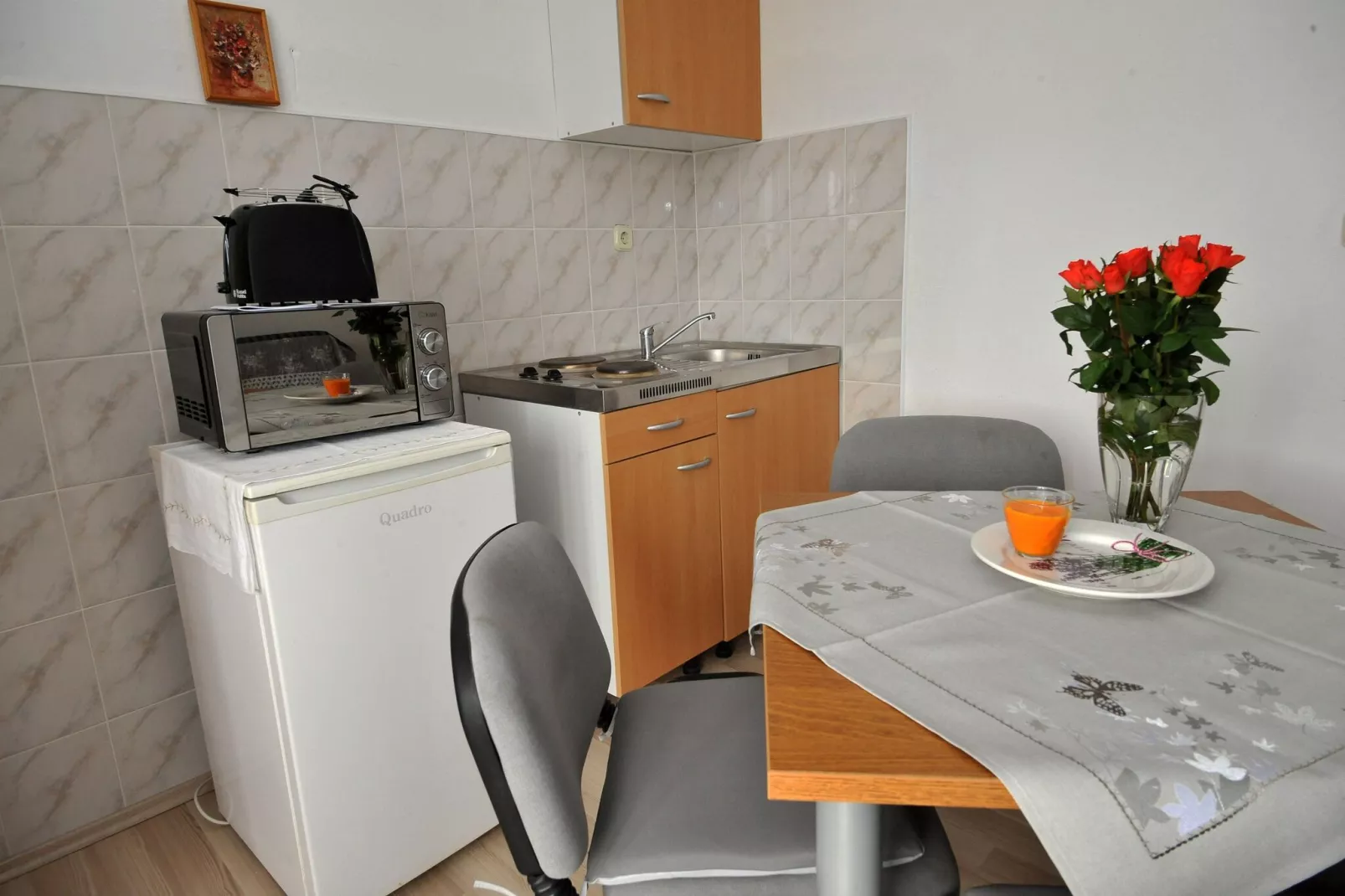 Apartments Sea Star (Mlini) - One Bedroom Apartment with Balcony (A1)-Esszimmer