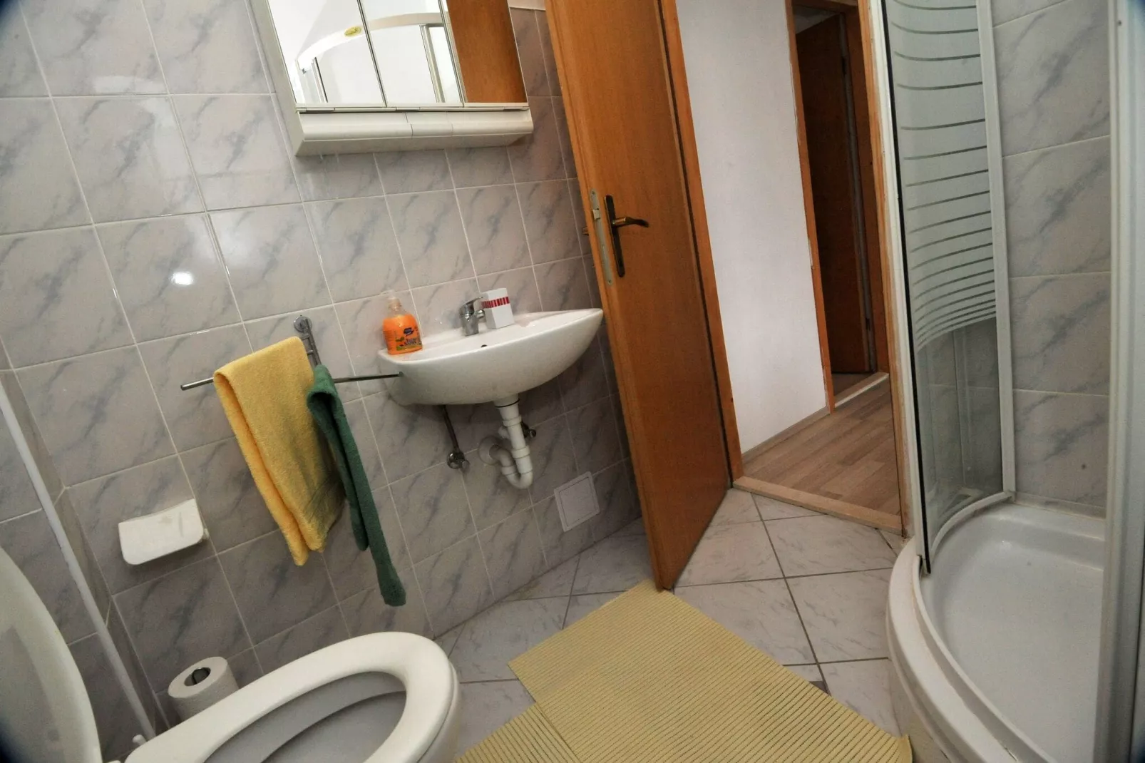 Apartments Sea Star (Mlini) - One Bedroom Apartment with Balcony (A1)-Badezimmer