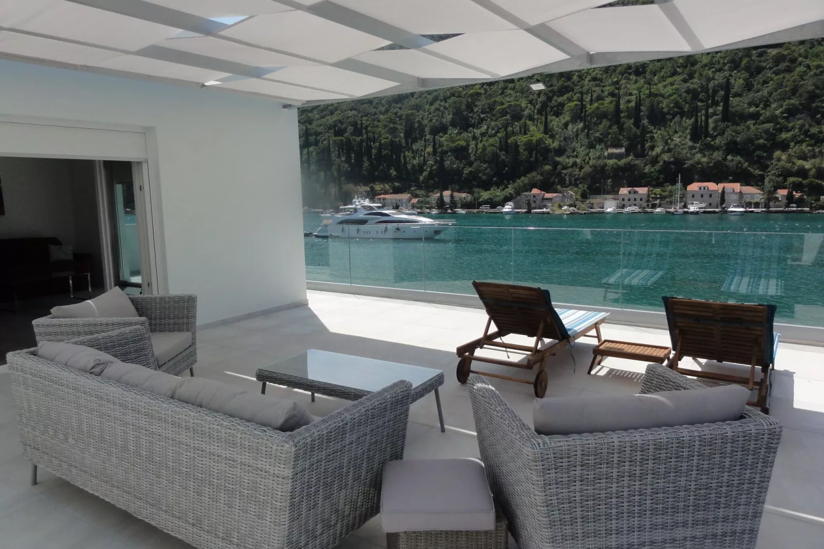 Villa Riva - Five Bedroom Villa with Pool and Sea View-Terrace
