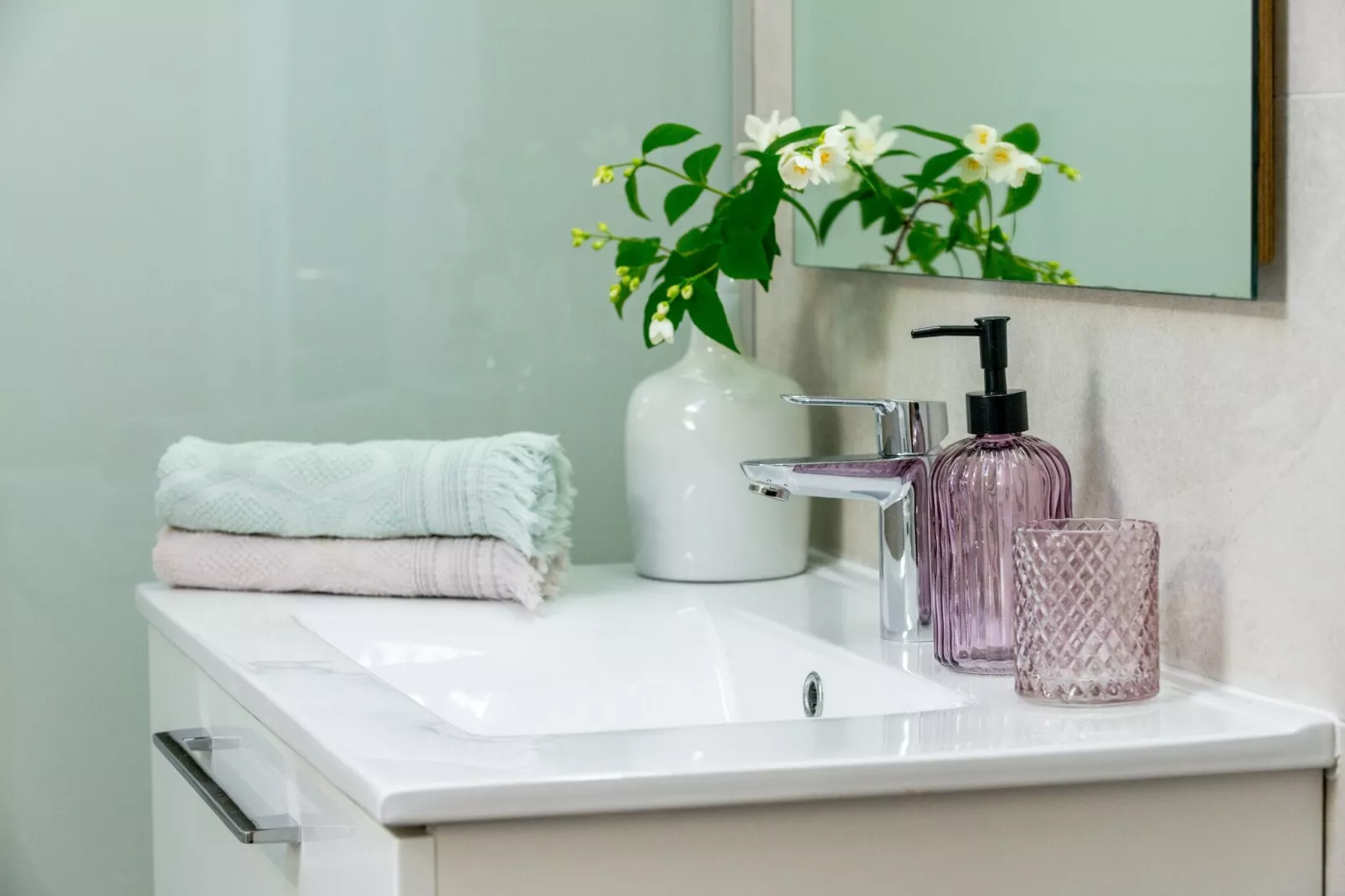 Apartments Terra - Comfort One Bedroom Apartment with Balcony and City View (VELIKI)-Salle de bain