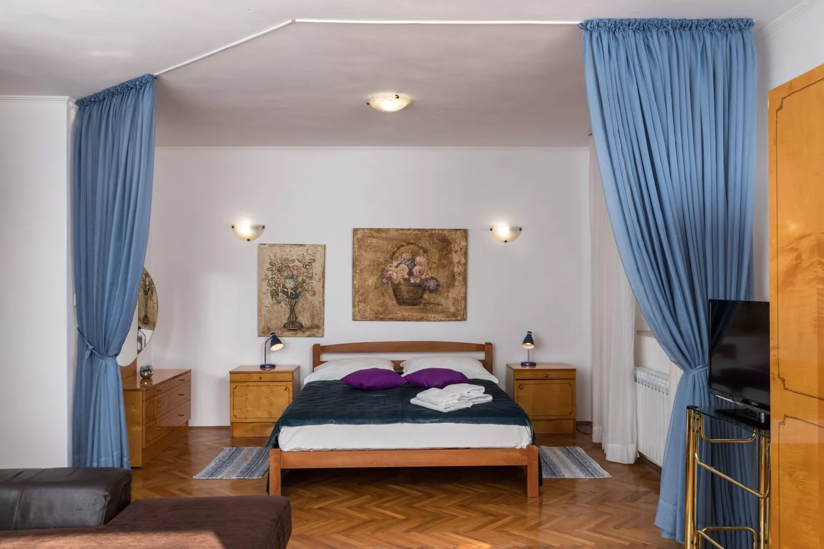 Apartment Vukic - Studio Apartment with Terrace and Garden View-Schlafzimmer