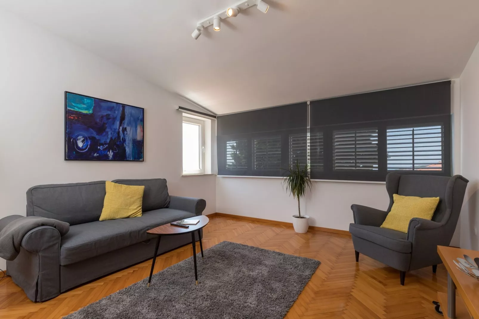 Romance Apartments Dubrovnik - One Bedroom Apartment with Patio (R3)-Living room