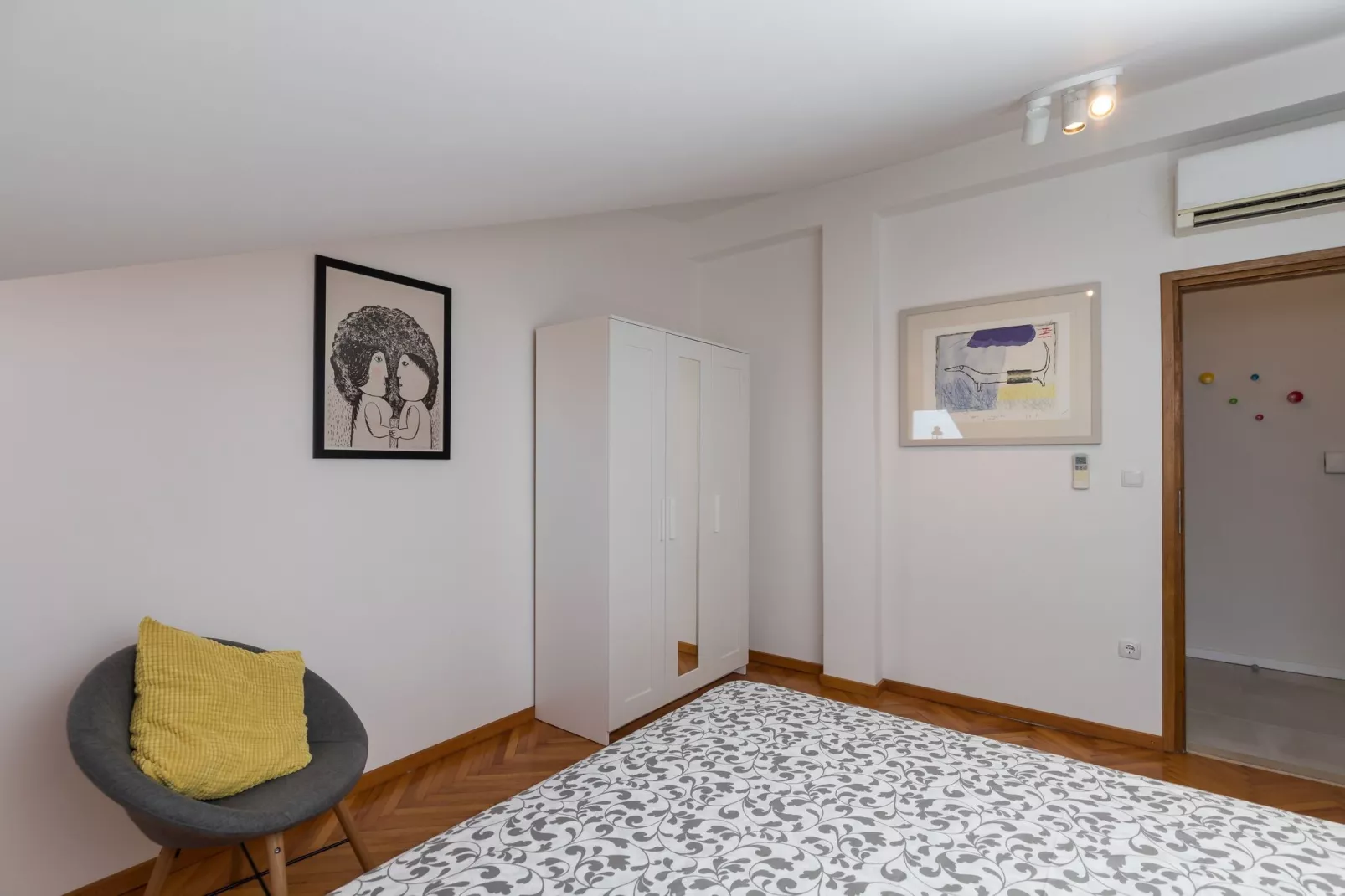 Romance Apartments Dubrovnik - One Bedroom Apartment with Patio (R3)-Bedroom