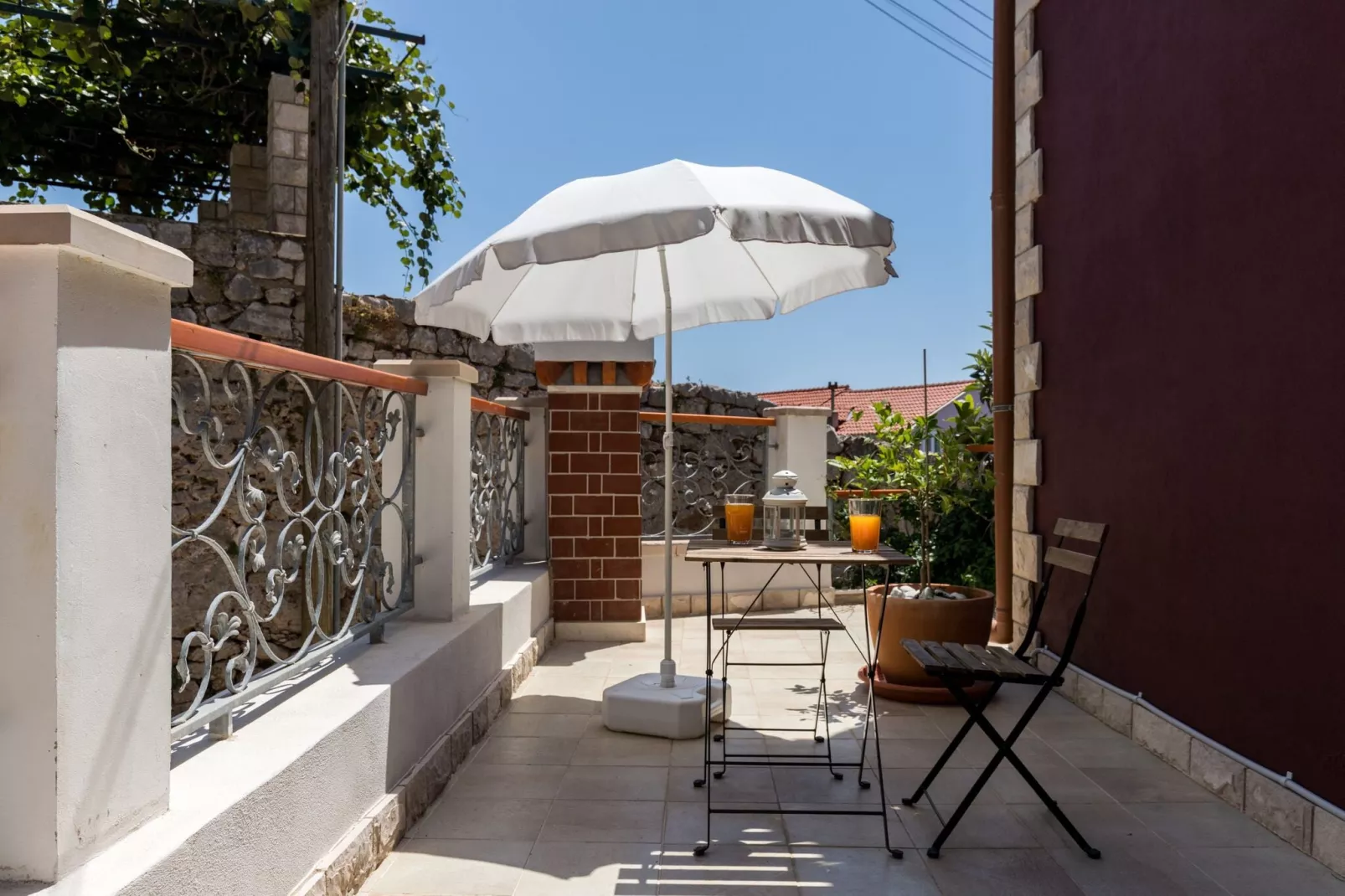 Romance Apartments Dubrovnik - One Bedroom Apartment with Patio (R3)-Terrace
