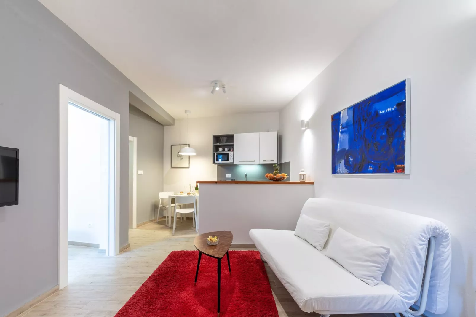 Romance Apartments Dubrovnik - One Bedroom Apartment with Terrace (R1)-Living room