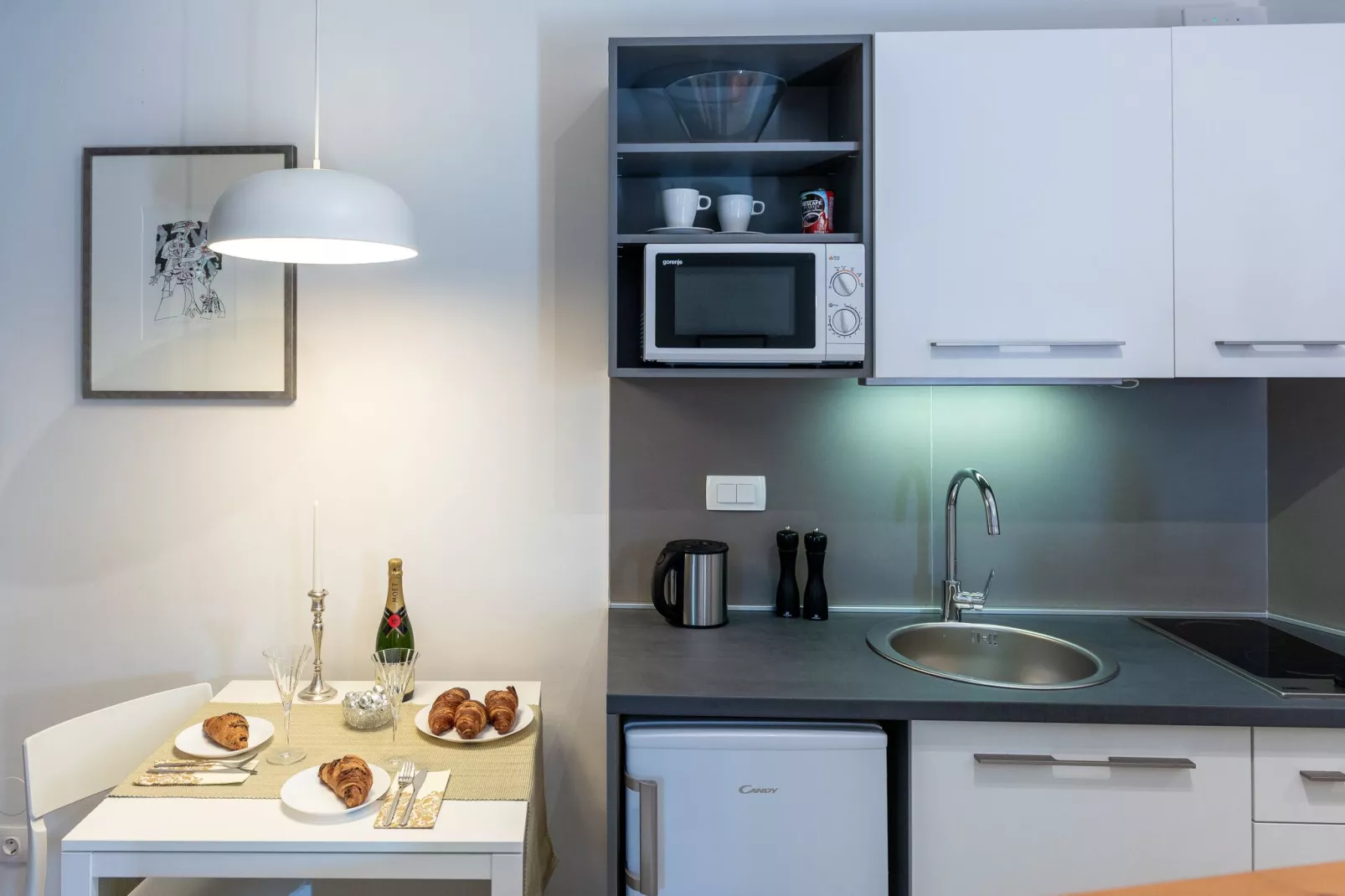 Romance Apartments Dubrovnik - One Bedroom Apartment with Terrace (R1)-Kitchen