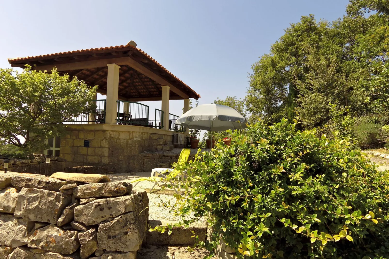 Villa Skylight - Two Bedroom Villa & Studio with Private Swimming Pool, Garden and Sea View-Terrace