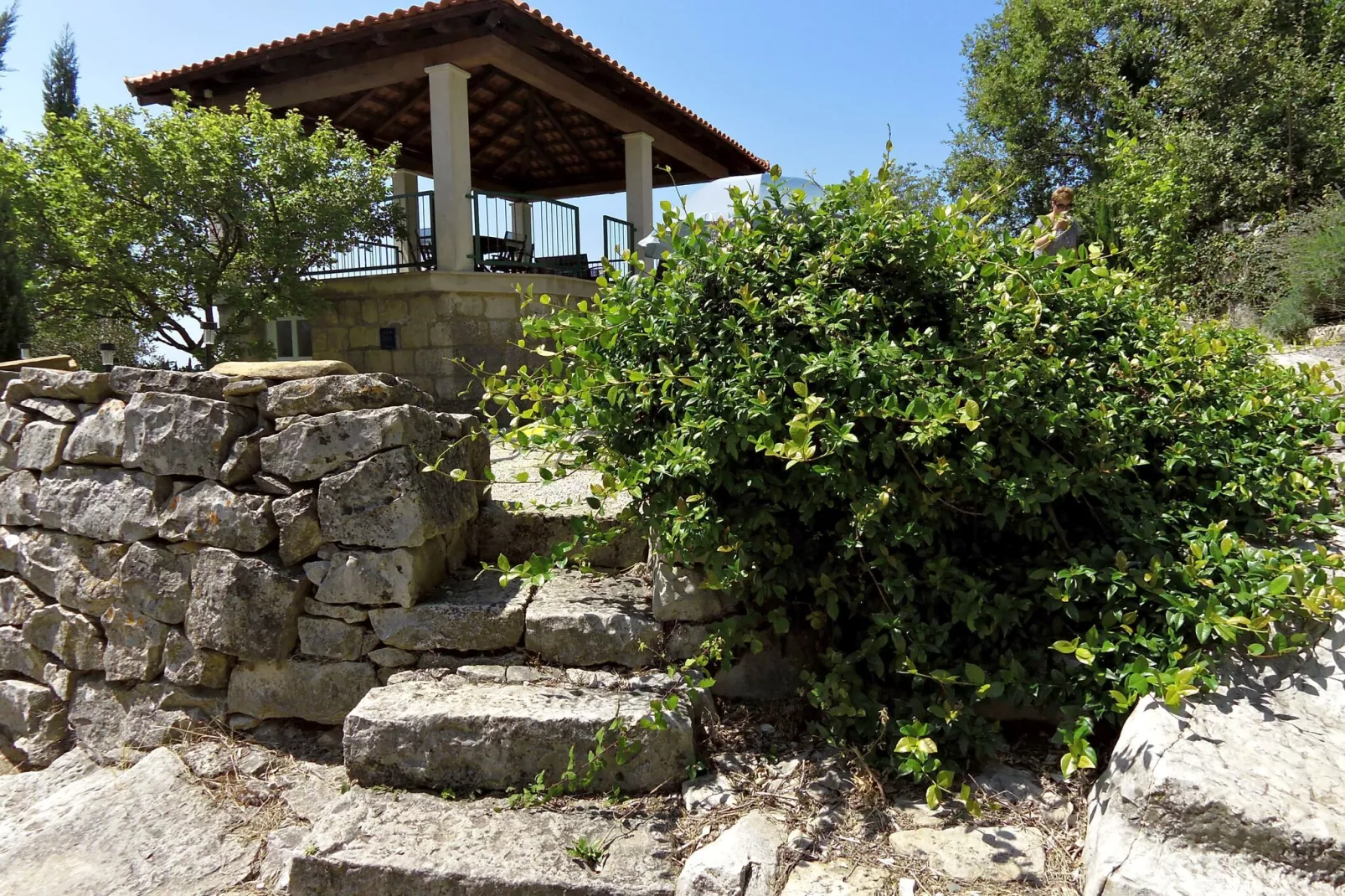 Villa Skylight - Two Bedroom Villa & Studio with Private Swimming Pool, Garden and Sea View-Terrace