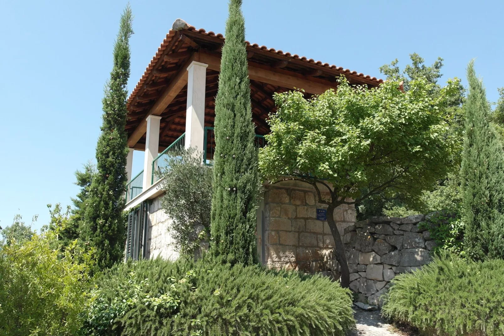 Villa Skylight - Two Bedroom Villa & Studio with Private Swimming Pool, Garden and Sea View-Outdoor