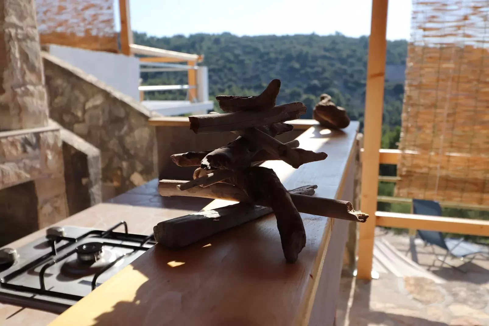 Greenside Cottage Lumi-Two Bedroom Holiday Home with Terrace and Sea view-Intérieur