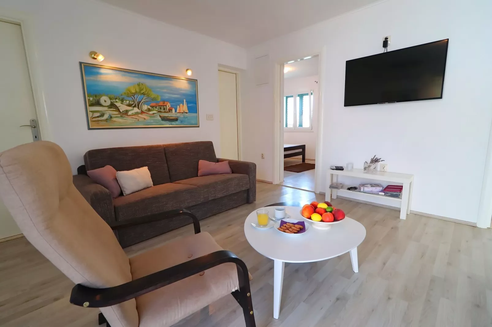 Villa Lavanda Korčula - Five Bedroom Villa with Pool and Sea View-Salon