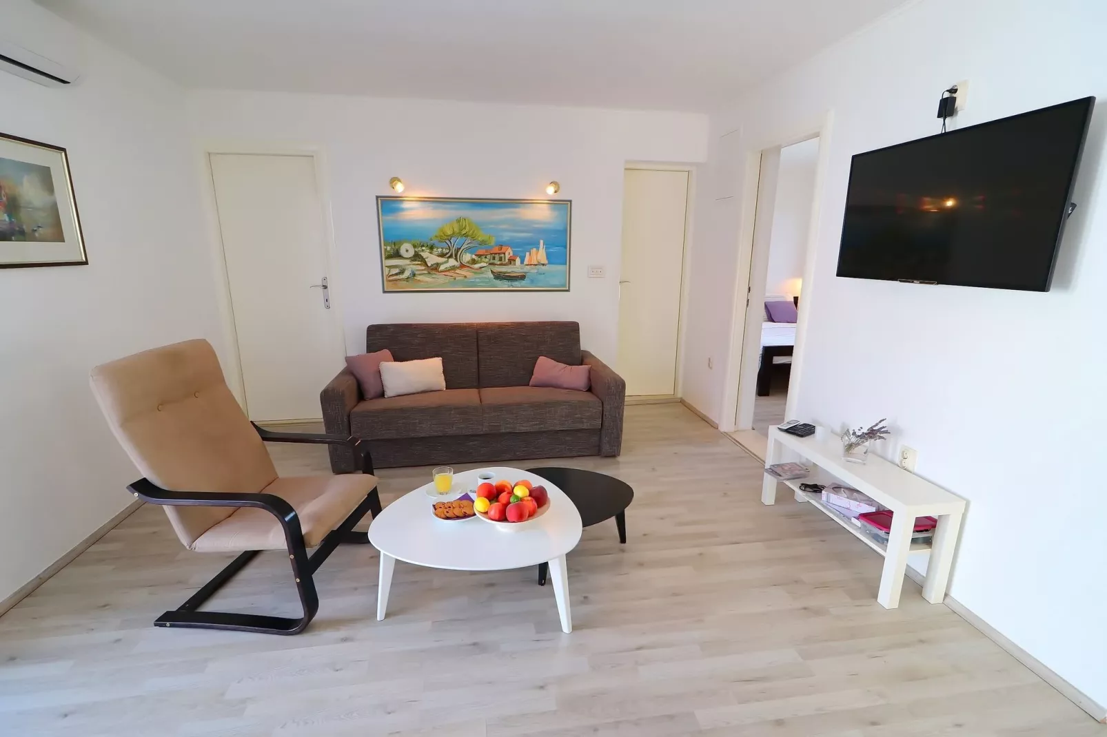 Villa Lavanda Korčula - Five Bedroom Villa with Pool and Sea View-Salon