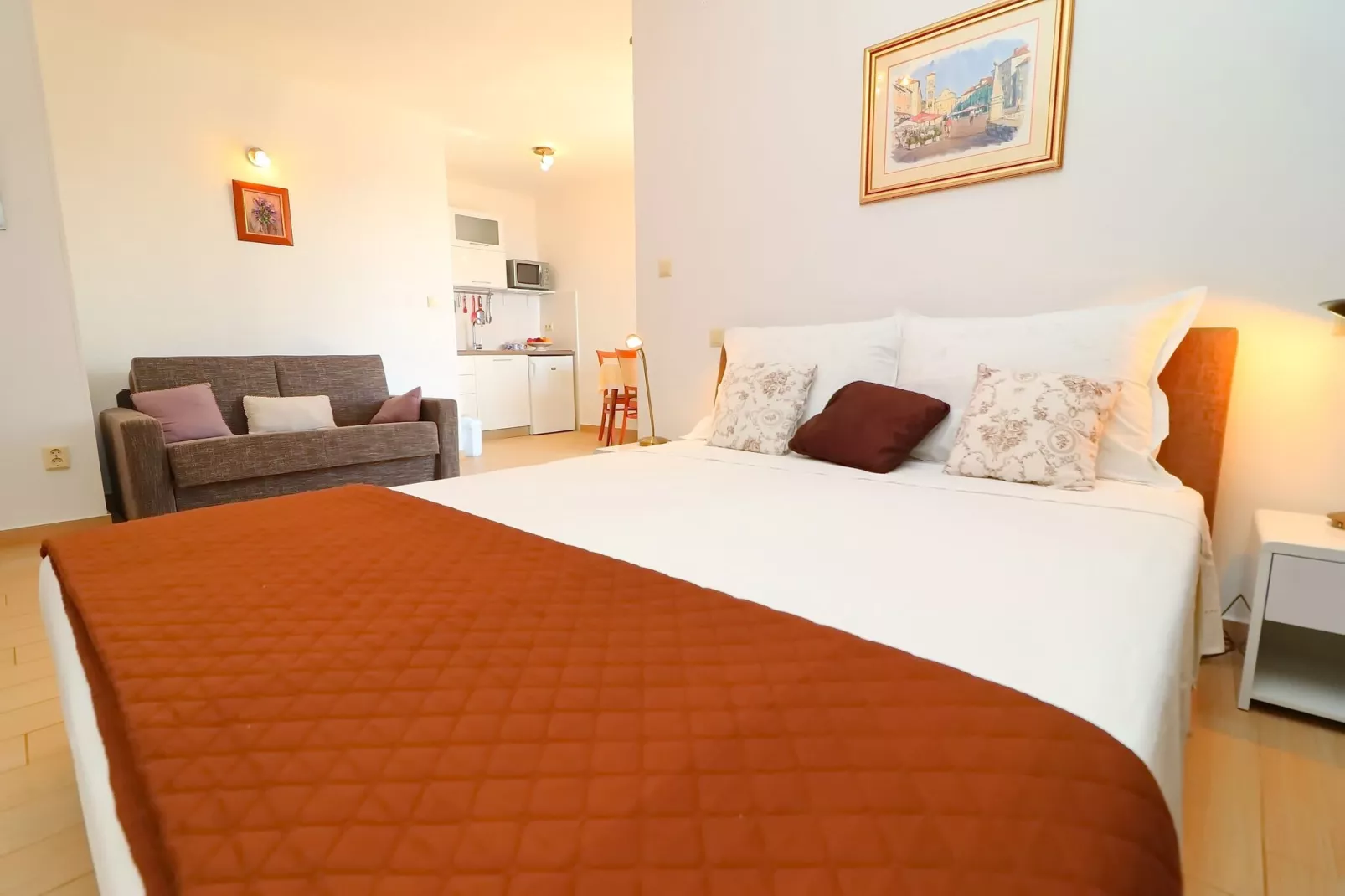 Villa Lavanda Korčula - Five Bedroom Villa with Pool and Sea View-Chambre