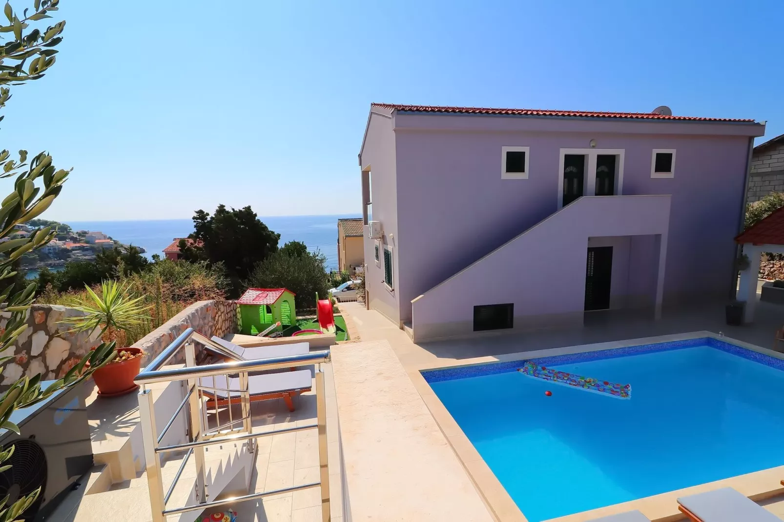 Villa Lavanda Korčula - Five Bedroom Villa with Pool and Sea View-Piscine