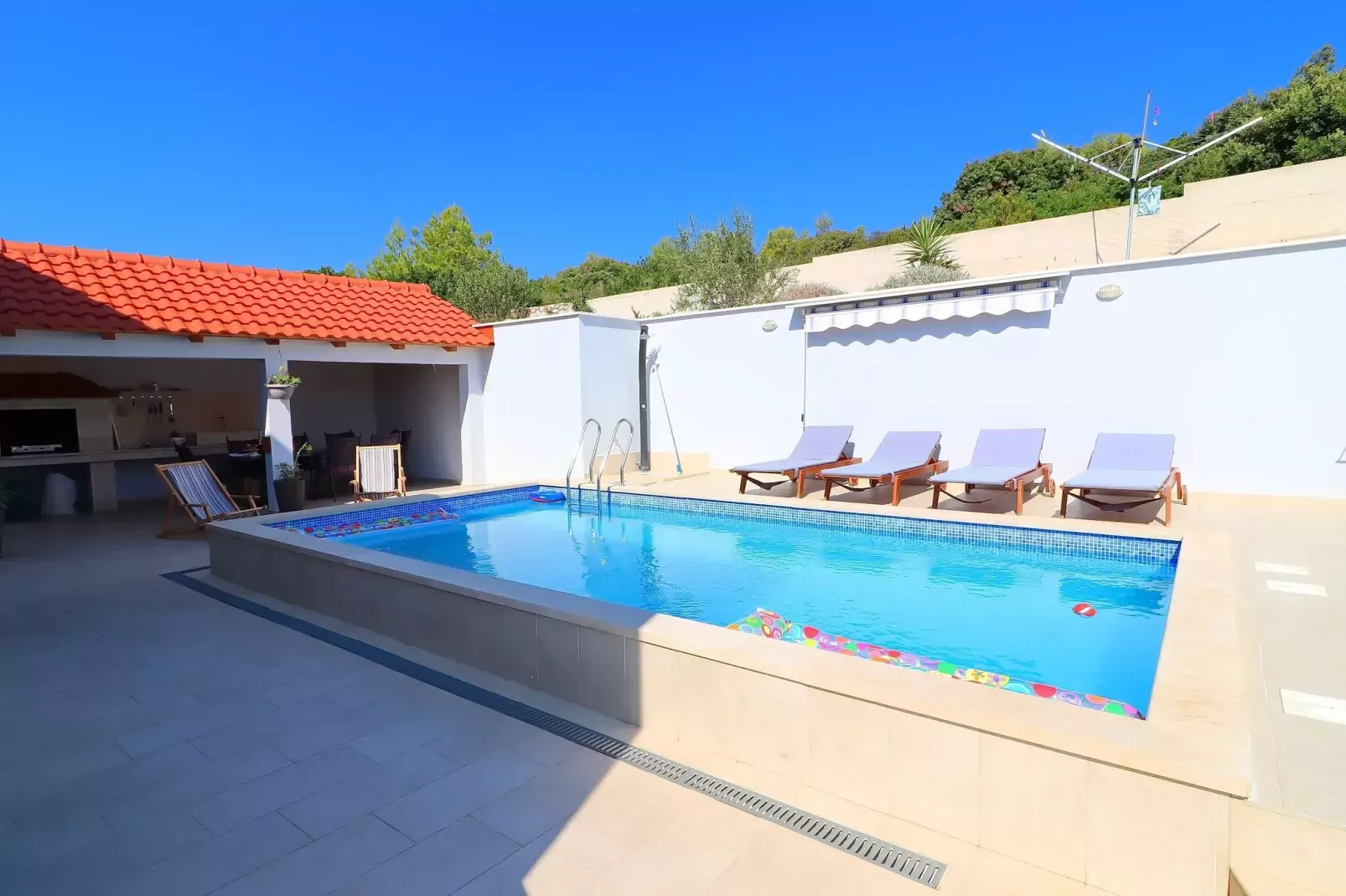 Villa Lavanda Korčula - Five Bedroom Villa with Pool and Sea View-Piscine