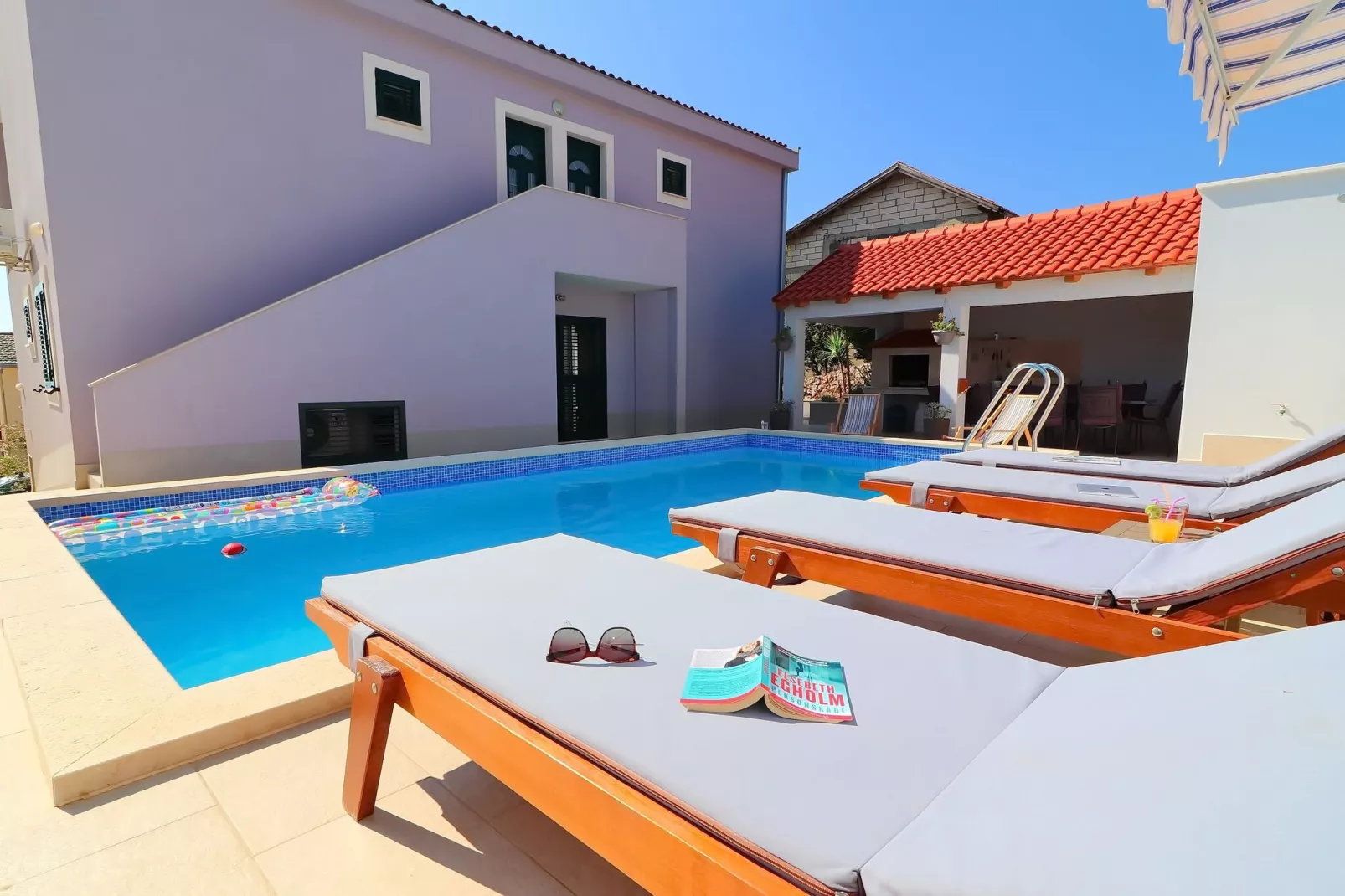 Villa Lavanda Korčula - Five Bedroom Villa with Pool and Sea View-Piscine