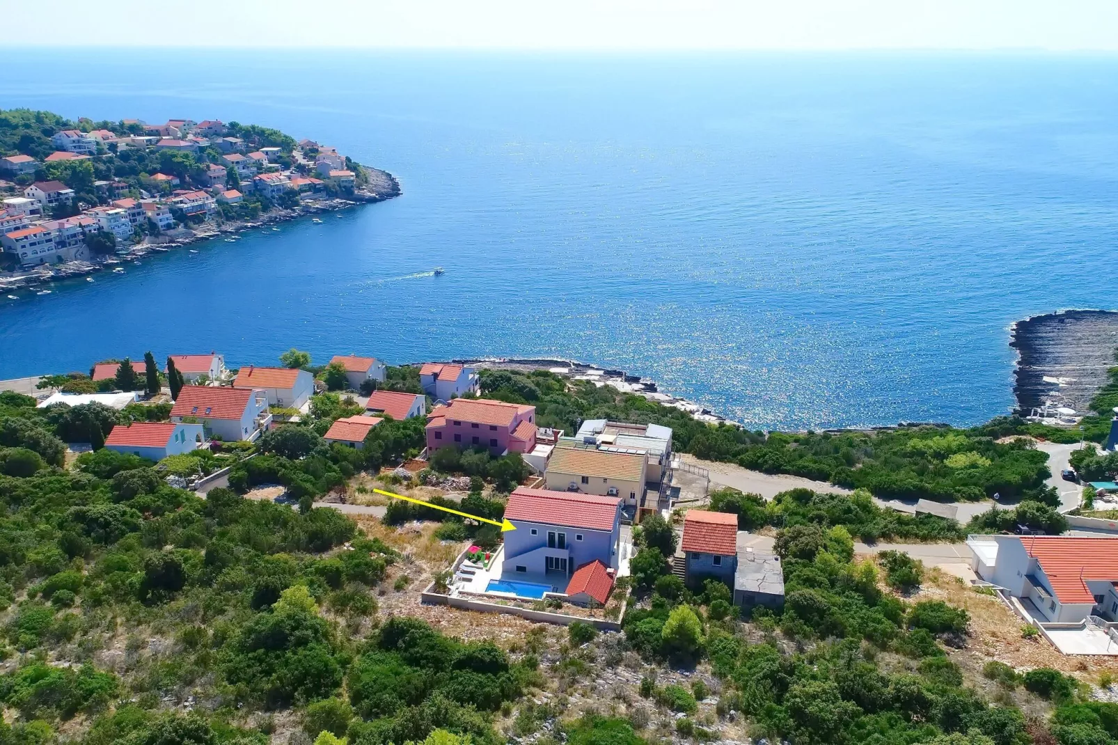 Villa Lavanda Korčula - Five Bedroom Villa with Pool and Sea View-Vue