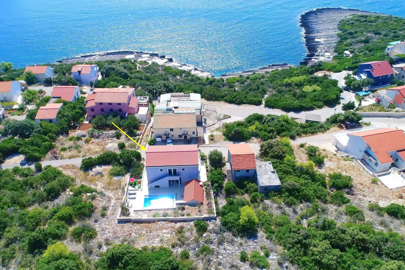 Villa Lavanda Korčula - Five Bedroom Villa with Pool and Sea View-Vue