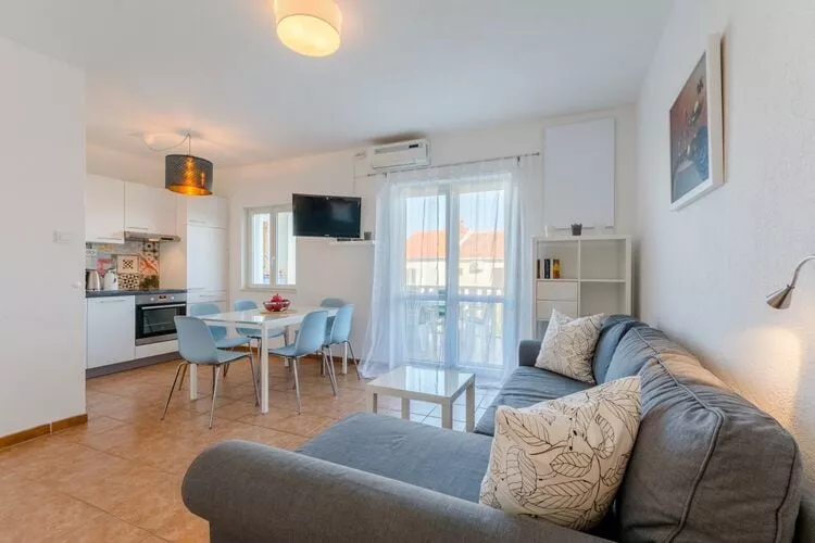 Villa Stella - Two Bedroom Apartment with Terrace and Sea View (Stella)-Living room