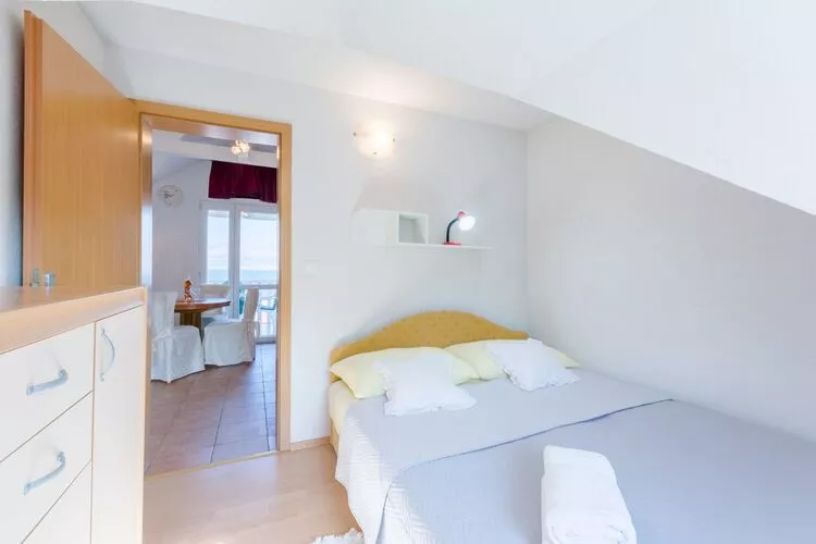 Villa Stella - Two Bedroom Apartment with Balcony and Sea View (Marilena)-Bedroom