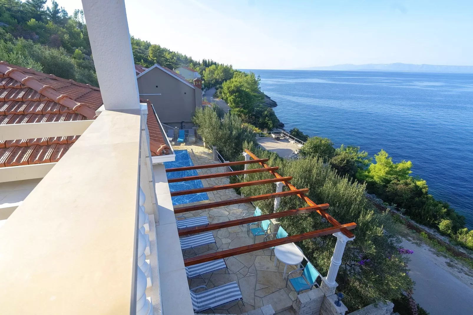 House Green Side Sunset- Four Bedroom House with Pool and Sea View-Aussicht