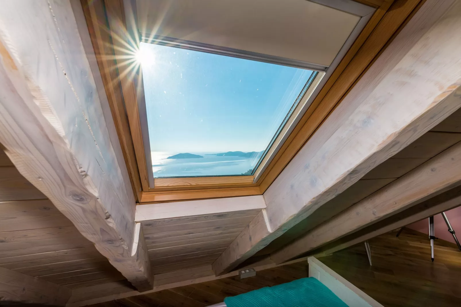 Villa Kanada - Two-Bedroom House with Terrace and Sea View-Bedroom