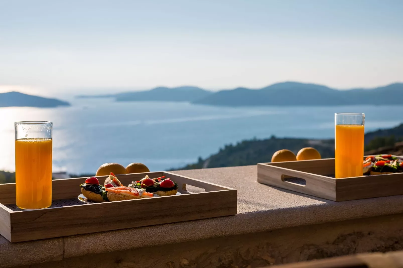 Villa Kanada - Two-Bedroom House with Terrace and Sea View-View