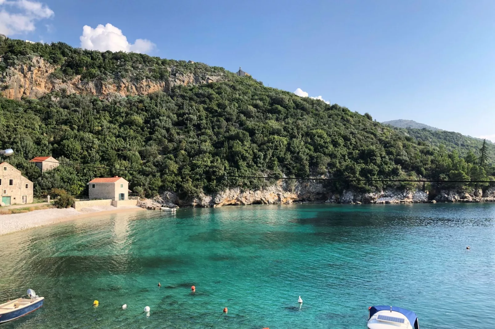 Villa Kanada - Two-Bedroom House with Terrace and Sea View-View