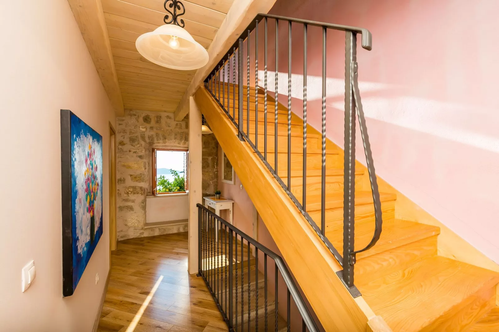 Villa Kanada - Two-Bedroom House with Terrace and Sea View-Indoor