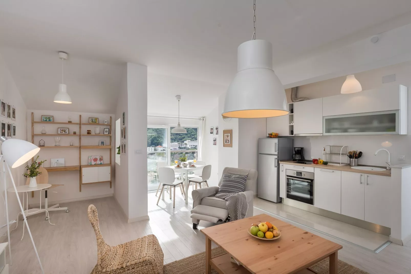 Cozy Dubrovnik Apartment - One-Bedroom Apartment with Sea View-Living room