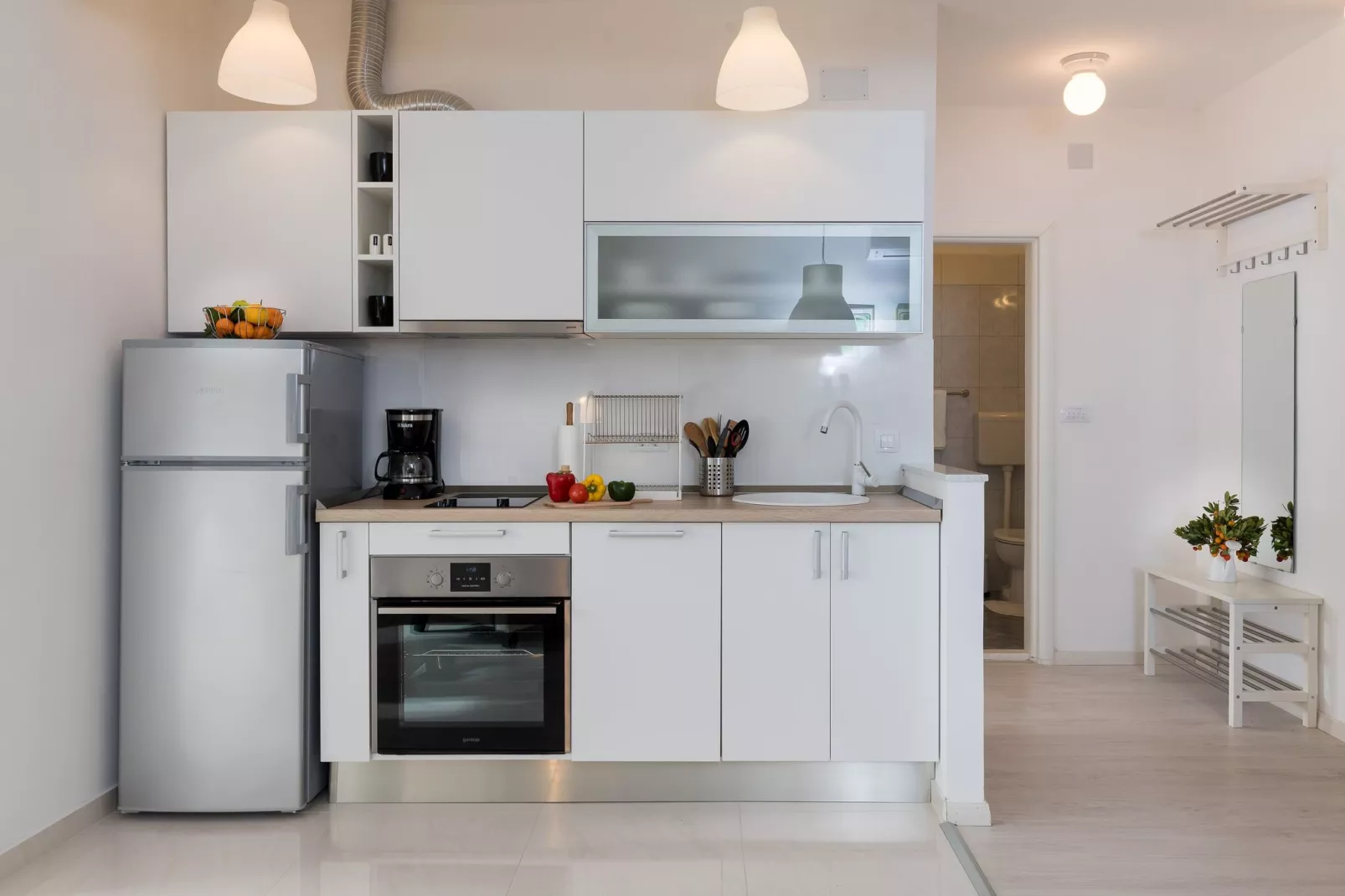 Cozy Dubrovnik Apartment - One-Bedroom Apartment with Sea View-Kitchen