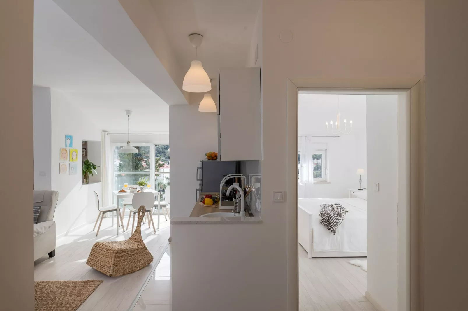 Cozy Dubrovnik Apartment - One-Bedroom Apartment with Sea View-Indoor