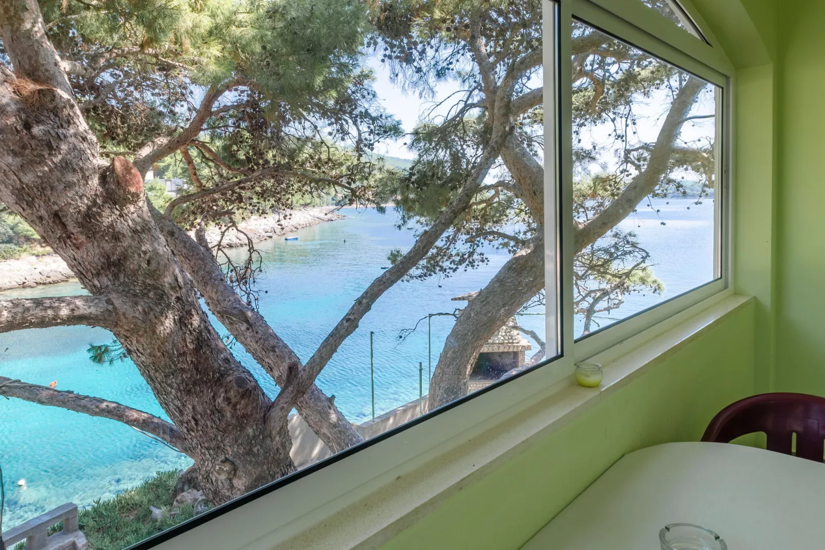 Seafront Apartments Olivera-Standard One Bedroom Apartment with Balcony and Sea View ( Valentina )-Terrace balcony