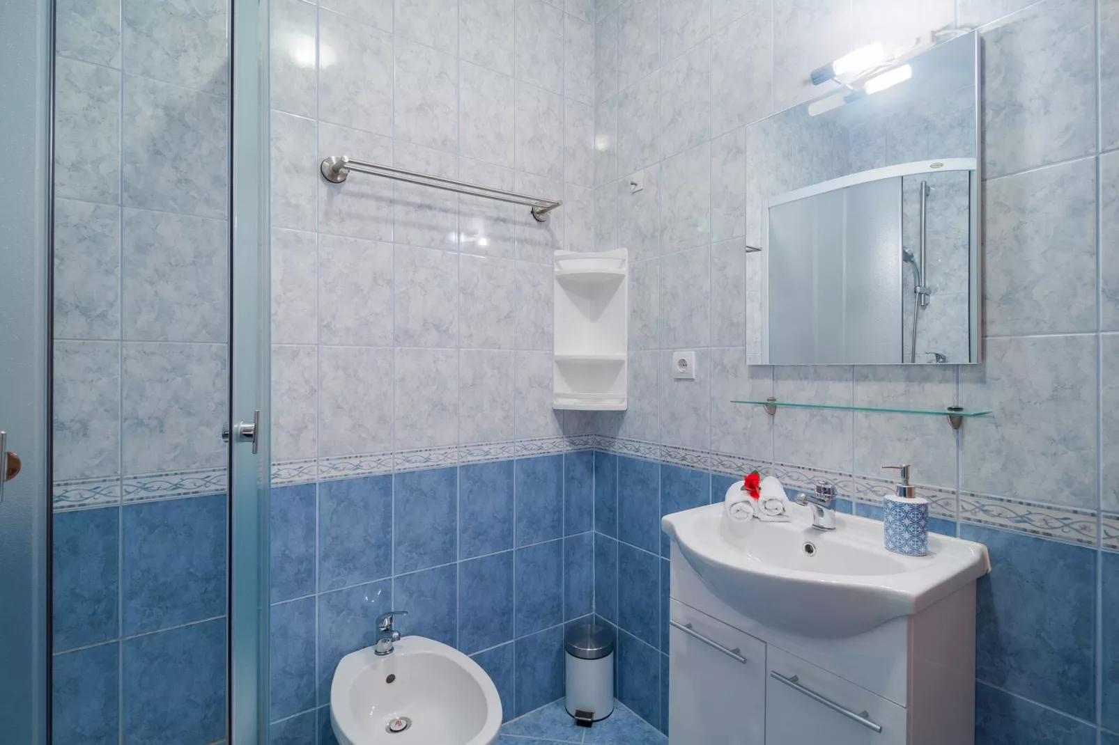 Apartments Island Beat - Two Bedroom Apartment with Balcony and Sea View (A2) (ST)-Bathroom