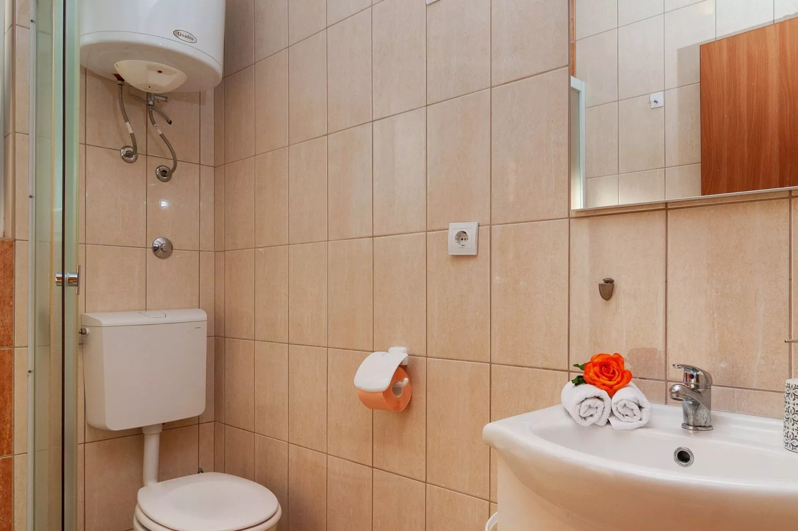 Apartments Island Beat - One Bedroom Apartment with Balcony and Sea View (A7) (ST)-Bathroom
