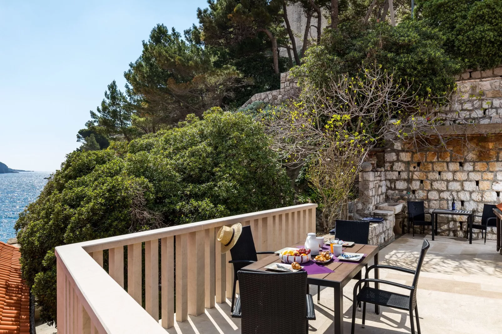 Apartments Odin - One-Bedroom Apartment with Terrace and Sea View - 4-Terrasse