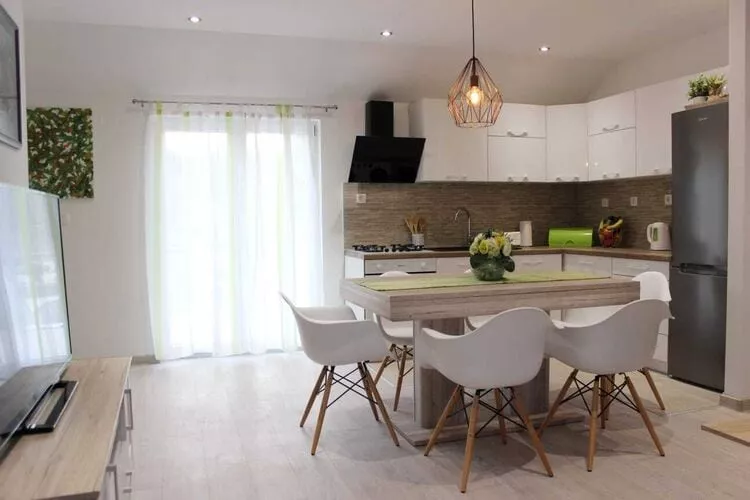 Holiday Home Ela - Three Bedroom Holiday Home with outdoor Pool (ST)-Salle à manger