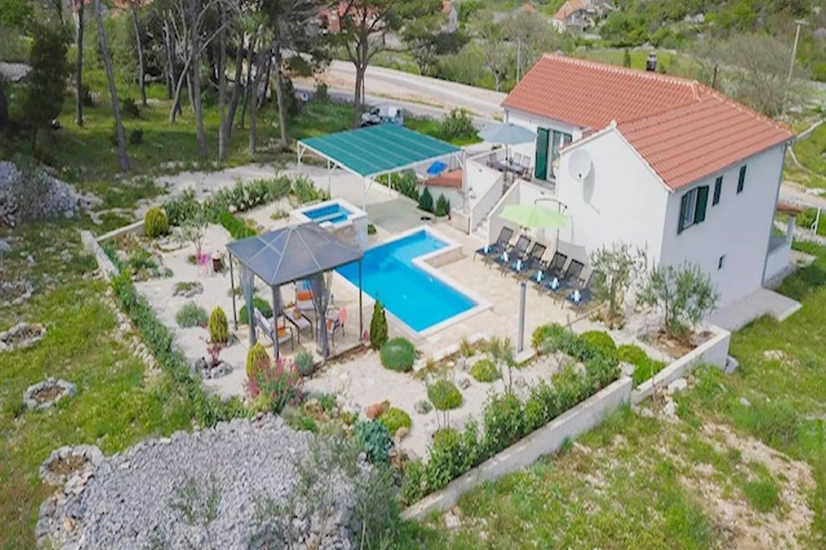 Holiday Home Ela - Three Bedroom Holiday Home with outdoor Pool (ST)-Extérieur