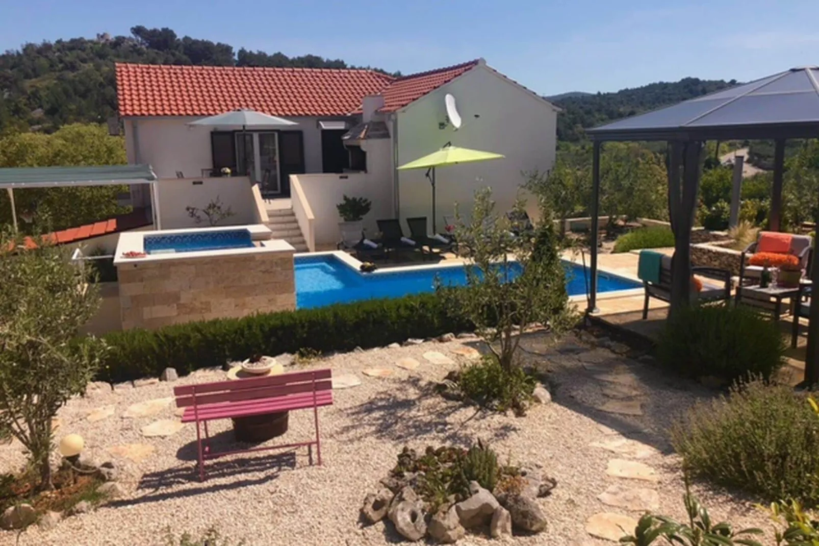 Holiday Home Ela - Three Bedroom Holiday Home with outdoor Pool (ST)-Extérieur
