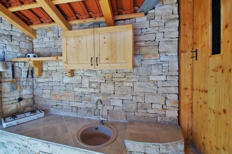 Stone House Mia - Two Bedroom Stone House with Terrace and Sea View-Cuisine